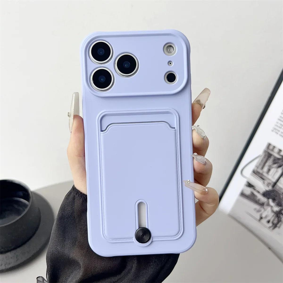 iPhone Wallet Case with Card Slot & Kickstand