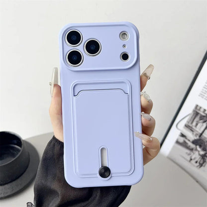 iPhone Wallet Case with Card Slot & Kickstand