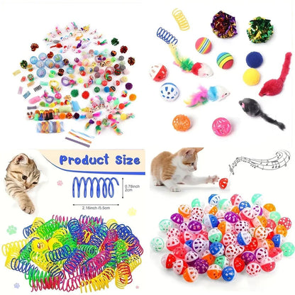 Cat Toys Mixed Pack – 14, 28, or 56 Pieces