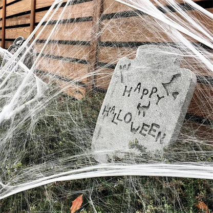 Halloween Foam Skeleton Tombstone – RIP Grave Bat Horror Props for Party & Haunted House
