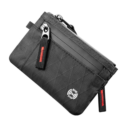 Lucky Hour RFID-Blocking Nylon Wallet – Slim, Unisex, Multi-Compartment