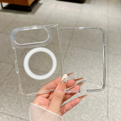 3/2/1 Pcs Luxury Magnetic Phone Case for iPhone Ultra 18 iPhone Fold Slim Protection for Magsafe Transparent Shockproof PC Cover