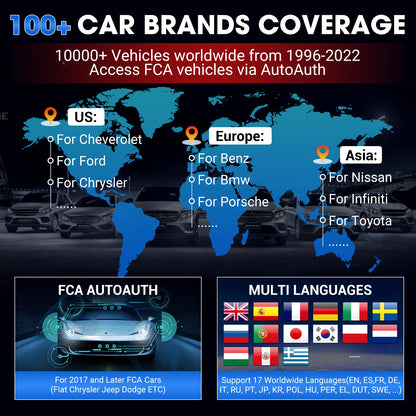 Lifetime Free Update KINGBOLEN K7 ALL System Car Diagnostic Tools ECU Coding Active Test 28 Resets PK LAUNCH X431 CRP919E BT