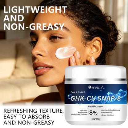 SUYARUN GHK-CU SNAP 8 Cream & Serum - Anti-Aging Facial Moisturizer, Firming and Moisturizing for All Skin Types.