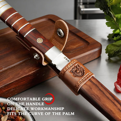 1/2/3 Straight Blade Kitchen Knife Set, Professional Kitchen Fruit Knife, Portable Cutting Knife, High Hardness Japanese Knife