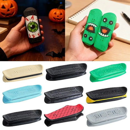 Finger Skateboards Magnetic Mini Deck Fidget Finger Skate Board for Stress Relief Kids Party Boys Classroom Birthday Stocking