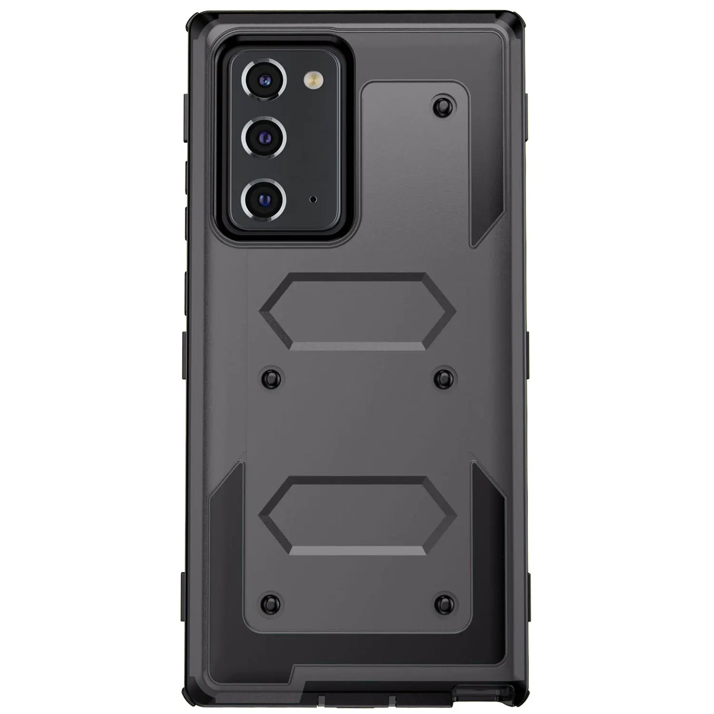 For Samsung Galaxy Note 20/Note 20 Ultra 5G Phone Case Shockproof Protective Heavy Duty Rugged Hybrid Cover Gray