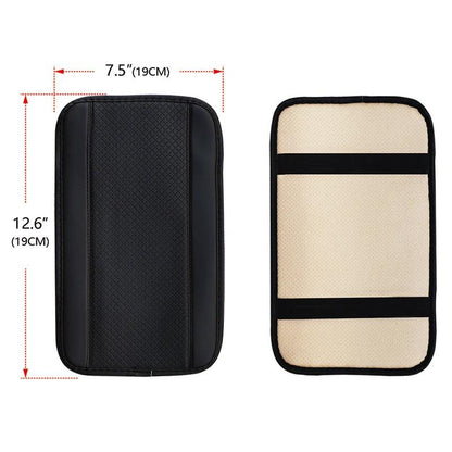 PU Leather Car Armrest Cover Mat – Universal Fit