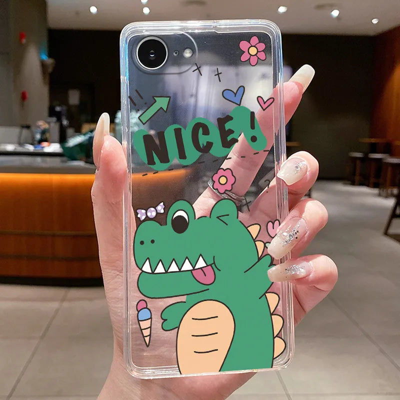For iPhone 16e Case Clear Luxury Fashion Butterfly Flowers Soft TPU Silicone Jelly Back Cover for Apple iPhone 16e Phone Case