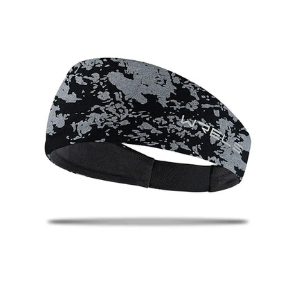 1pc Running Sweat Absorbing Sports Hair Band Yoga Breathable Antiperspirant Band Men's and Women's Basketball Hair Band - Urbizia