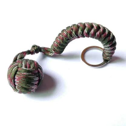 Paracord Monkey Fist Survival Keychain - Urbizia