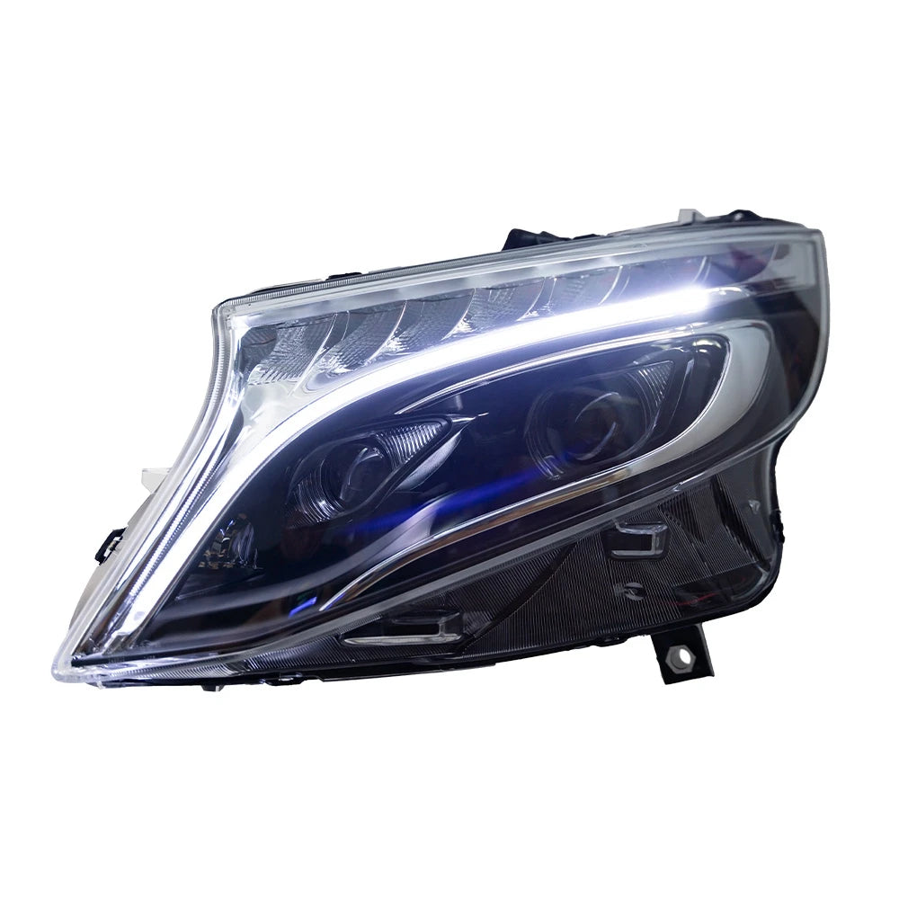 AKD Car Styling LED Head Lamp for Mercedes-Benz  Vito Headlights 2015-2022 W447  Headlight LED DRL Projector Lens Dynamic Auto Accessories