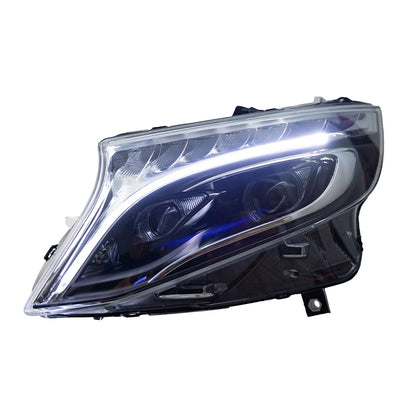 AKD Car Styling LED Head Lamp for Mercedes-Benz  Vito Headlights 2015-2022 W447  Headlight LED DRL Projector Lens Dynamic Auto Accessories