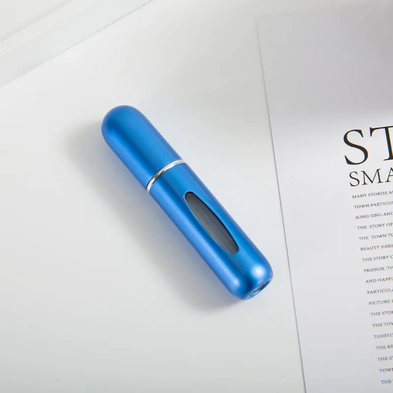 1/3/5/10pcs travel Leak portable mini perfume bottle with Bottom Fill Function aluminum refillable 5ml spray bottle