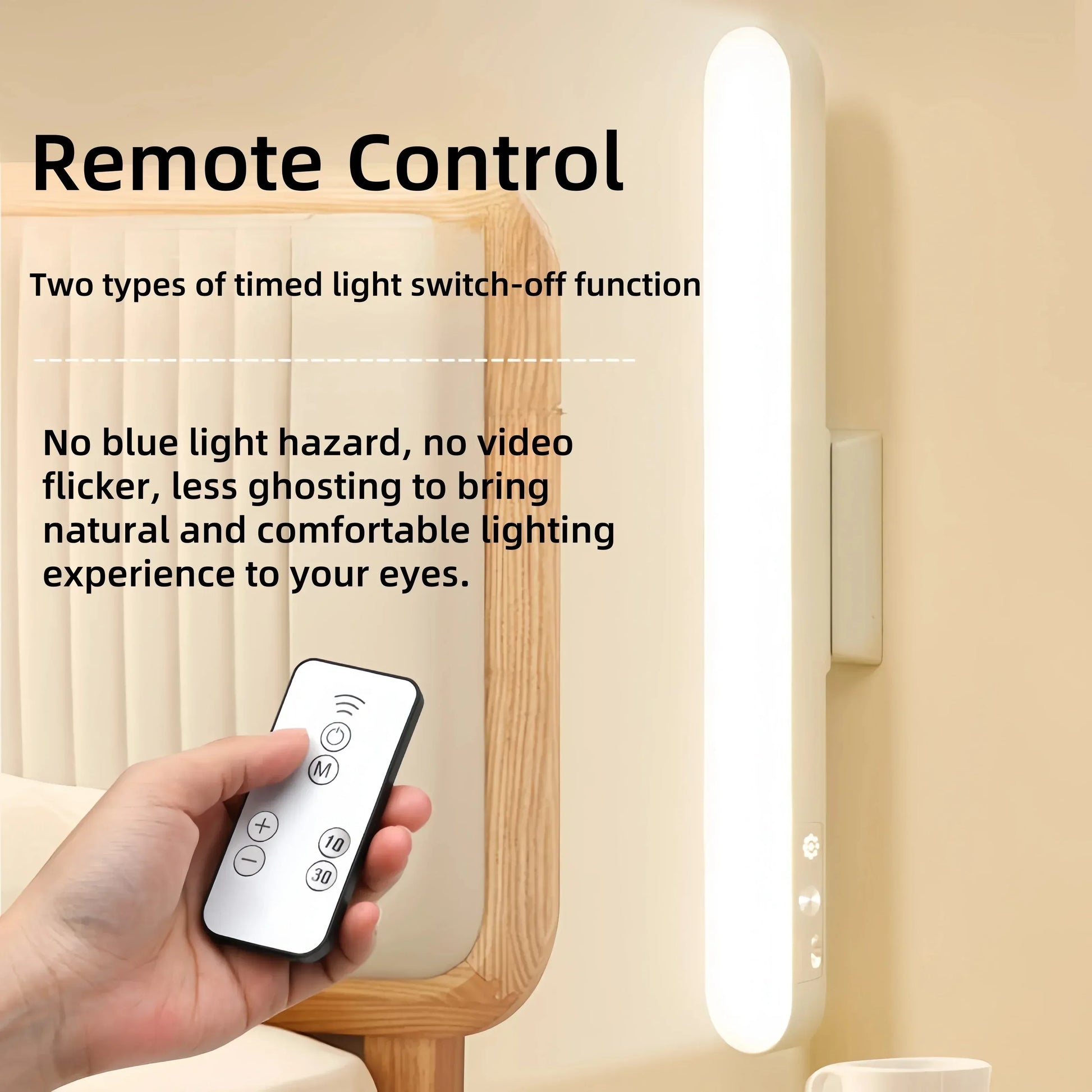LED Table Lamp Magnetic Hanging USB Rechargeable Desk Lamp 3 Color Reading Light Dimmable Cabinet Closet Wardrobe Night Light - Urbizia