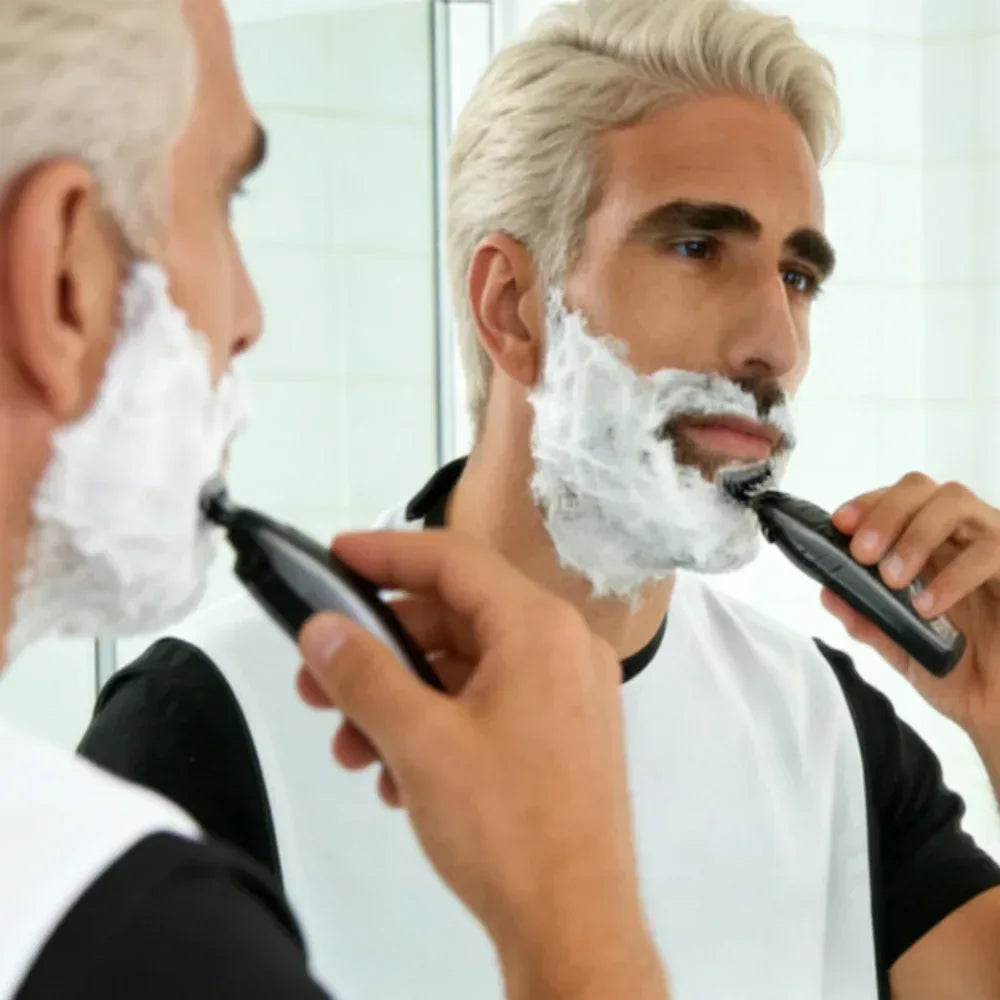 Male Shaving Apron & Beard Catcher – Haircut & Shaving Cape for Men - Urbizia