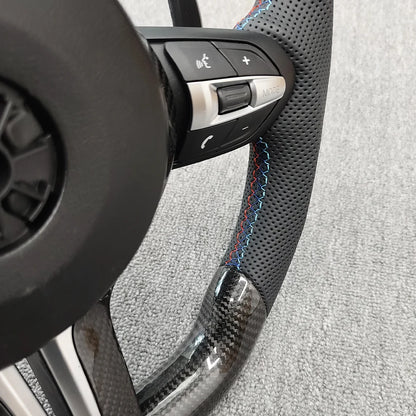 M Upgraded Steering Wheel Sport Carbon Fiber Parts For BMW F20 F23 F10 F12 F30 F32 F34 F45 F22 F39 F15 F25 M3 M5 E87 E70 E90 E84