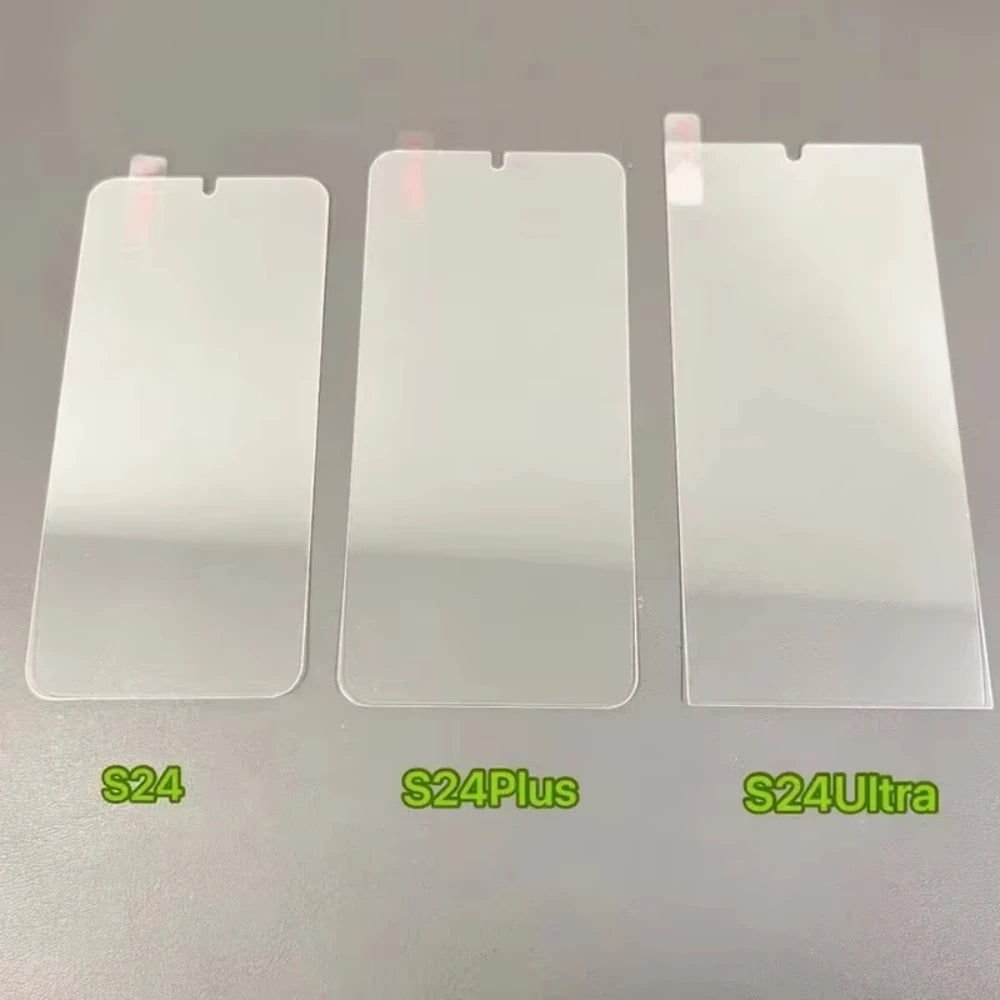 NNBILI 4PCS Full Cover Tempered Glass For Samsung Galaxy S24 S25 S26 Ultra S26 Fingerprint Screen Protector Protective HD Glass