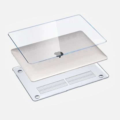 Crystal Clear Laptop Case for Macbook Air 13.6 M4 15 M3 Hard Cover for Mac Book Neo 2026 Pro 13 M1 M2 14 16 Sleeve Accessories