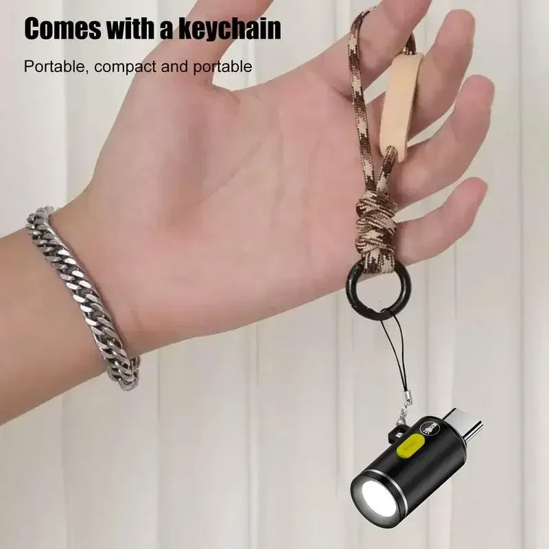 Type-C Rechargeable Mini LED Flashlight - Urbizia