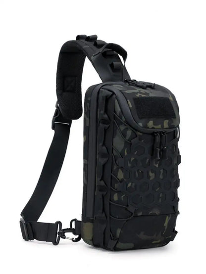 Homefish New Outdoor Tactical Chest Bag Sling Shoulder Backpack EDC Crossbody Bag For Daily Commuting Outdoor Sports