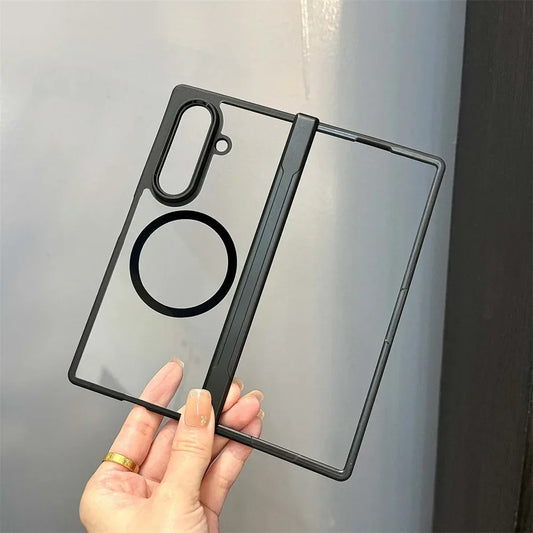 MagSafe Matte Transparent Case for Samsung Galaxy Z Fold 7