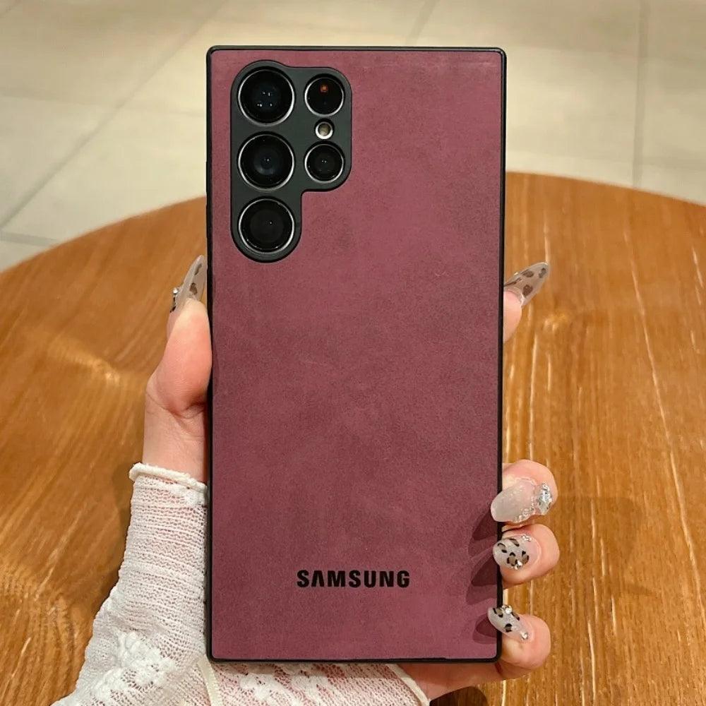 Lambskin Shockproof Case for Samsung Galaxy