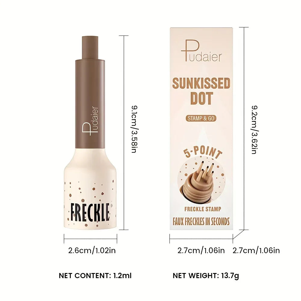 Freckle Stamp Makeup Pen Waterproof, Natural Look Dot Freckles, Long Lasting, Sweatproof, Beginner Friendly - Urbizia