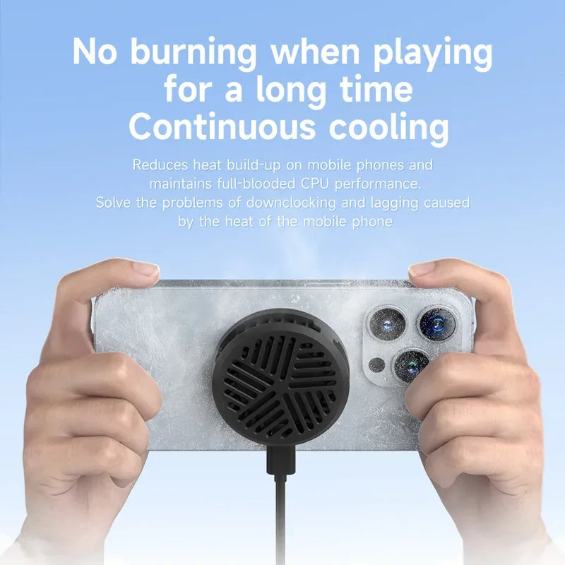 Magnetic Phone Cooler for Gaming & Streaming