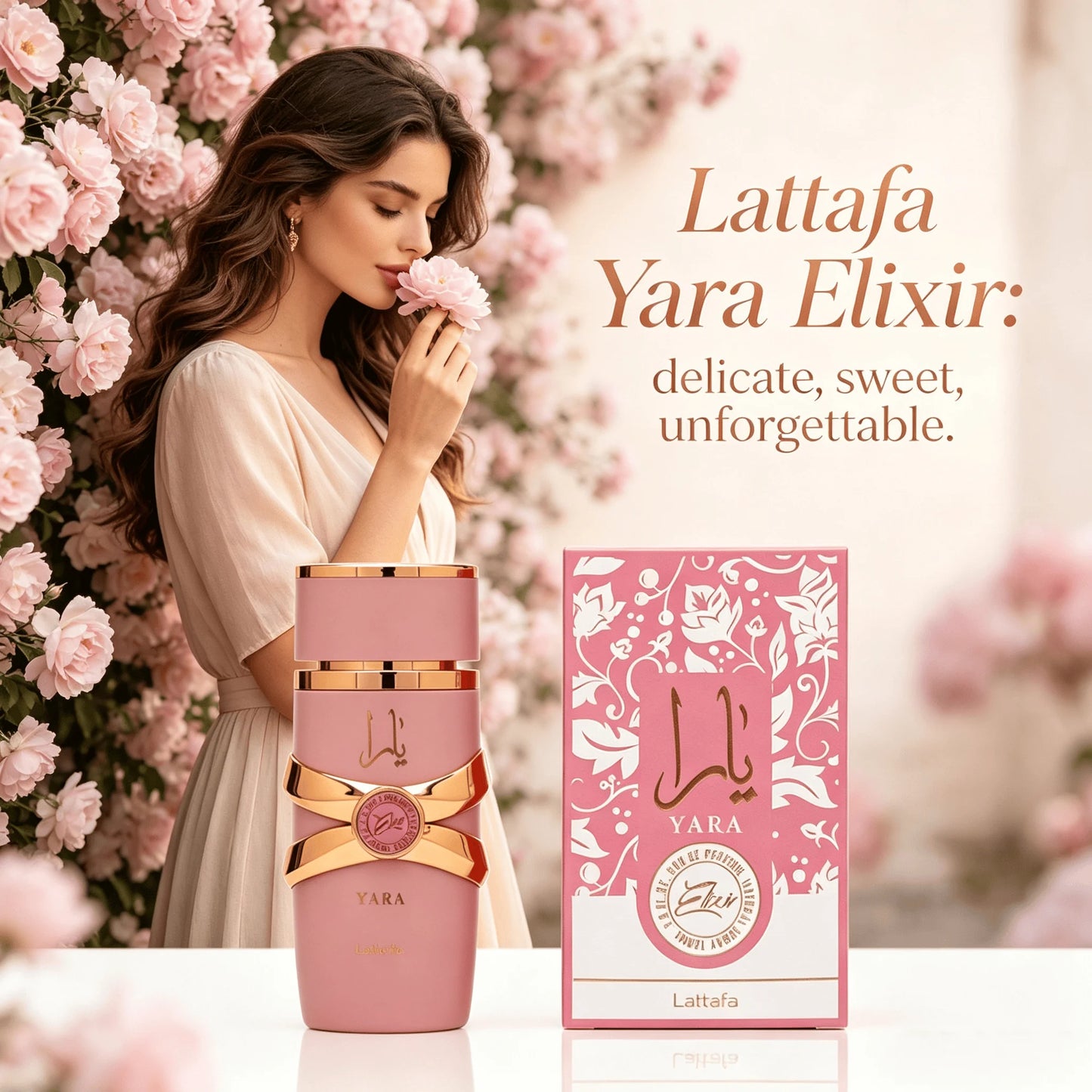 Lattafa Yara Elixir – Fruity, Sweet, Gourmand, Amber – Eau De Parfum Spray Long-Lasting Fragrance for Women, 3.4 Ounce / 100 ml