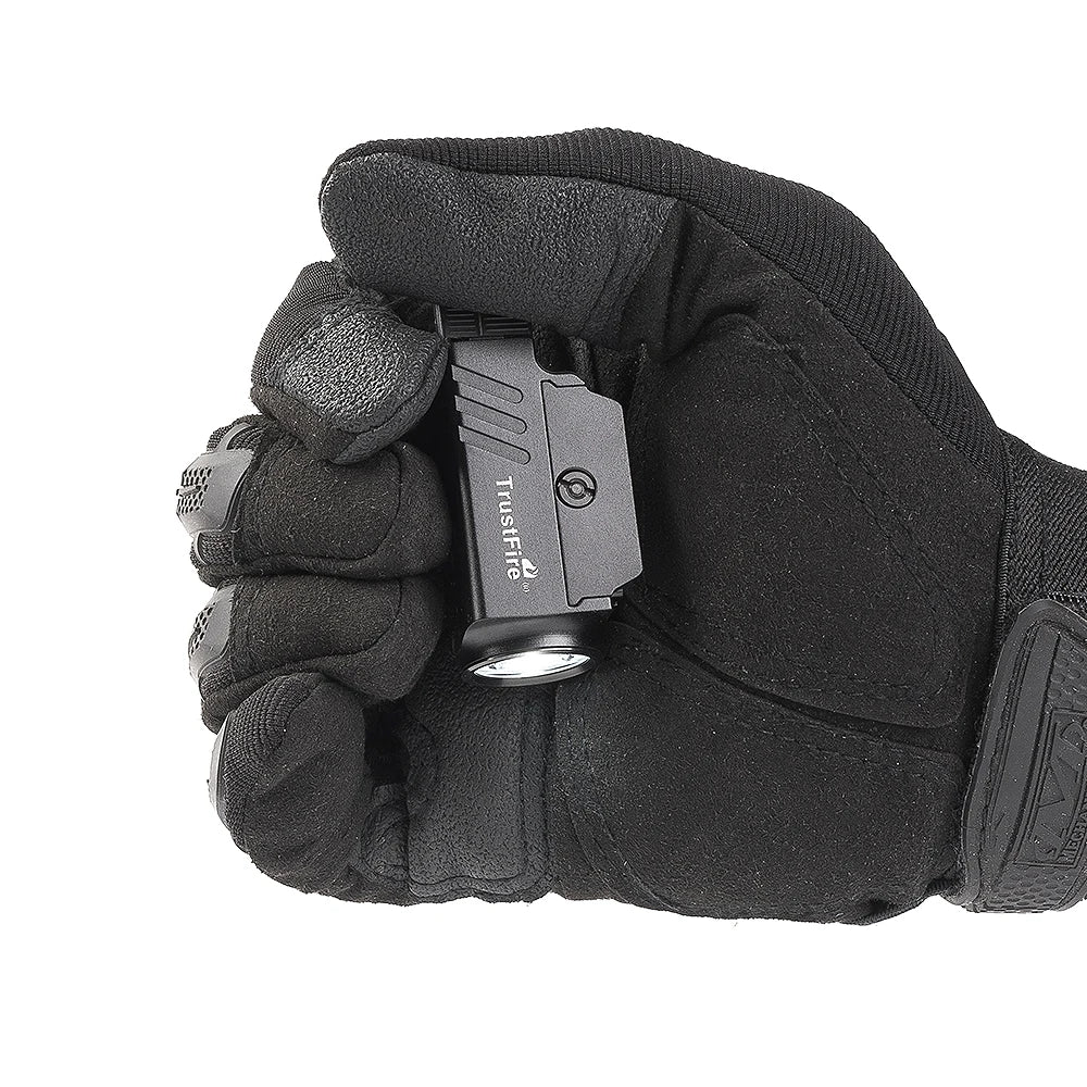 Trustfire GM23 Tactical LED Flashlights Mini Pistol Lights 800 Lumens USB Rechargeable Quick Release Handgun 1913/GL Rail