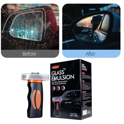 100g Car Windshield Glass Water Rain Repellent Auto Glass Windshield Cleaner Anti Fog Car Oil Film Removal Hydrophobic Cleaner