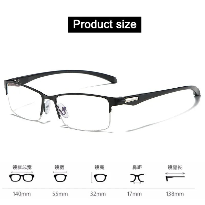 TR90 Flexible temple Photochromic Progressive Reading Glasses Men Hyperopia Presbyopia diopters Outdoor Presbyopia Lens Eyewears