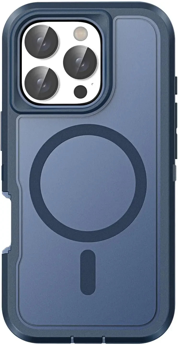 Luxury Ott Magnetic Armor Cases for IPhone 17 16 15 14 Plus 13 12 11 Pro Max Box Shockproof Charging Heavy Duty Protect Cover