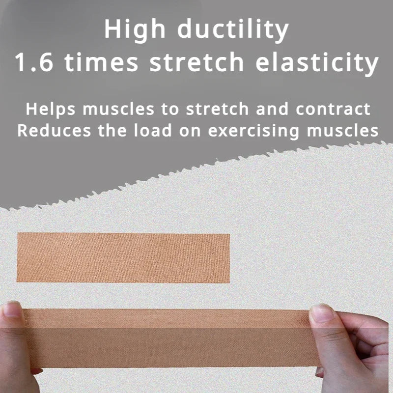 Sports Waterproof Kinesiology Tape Stickers Athletic Bandage Muscle Recovery Protector Strapping Pain Relief Tennis Gym