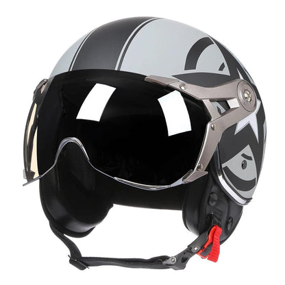 BLD Open-Face ABS Motorcycle Helmet, M–XL