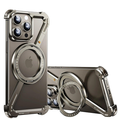 Z Shape Metal Case for iPhone 16 Pro Max