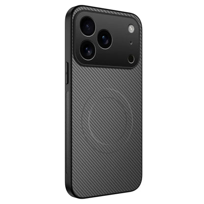 Luxury Ultra Thin Carbon Fbier Magnetic Leather Case for iPhone 17 16 15 14 13 Pro Max 17Air 16E Magsafe Wireless Charging Cover