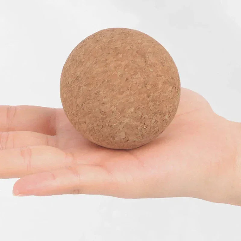 Cork Massage Ball Back Massage Foot Massager Yoga Ball Tension Release Therapy Myofascial Ball Relax Muscles Trigger Point - Urbizia