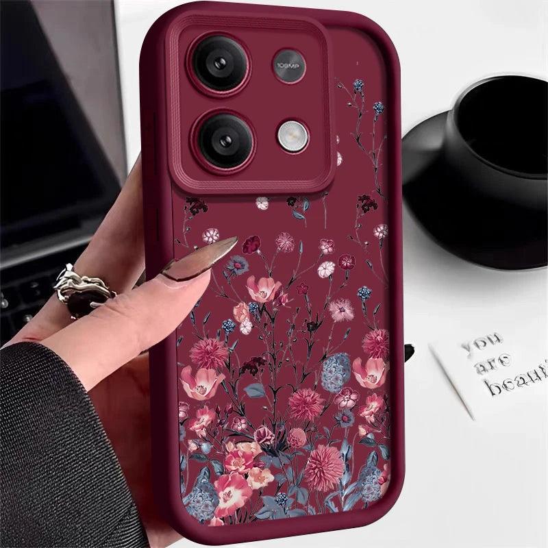 Floral Soft TPU Case for Xiaomi Redmi & Poco