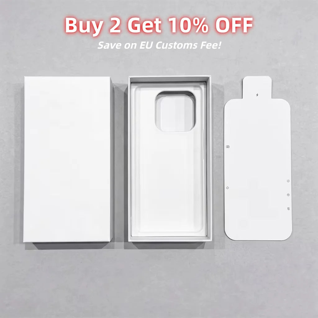 Best Quality Packaging Retail Box for Phone 17 16 15 14 13 Pro Max Mini Plus Mobile Phone Empty Box with Manual Seal sticker