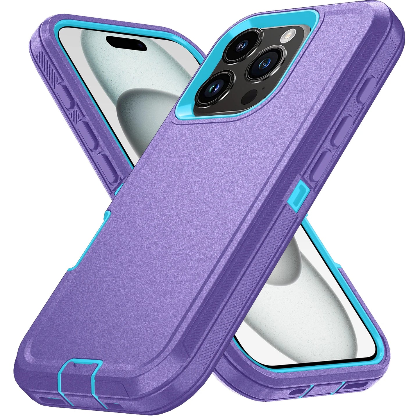 Armor Defender iPhone Case with Stand – PC + TPU