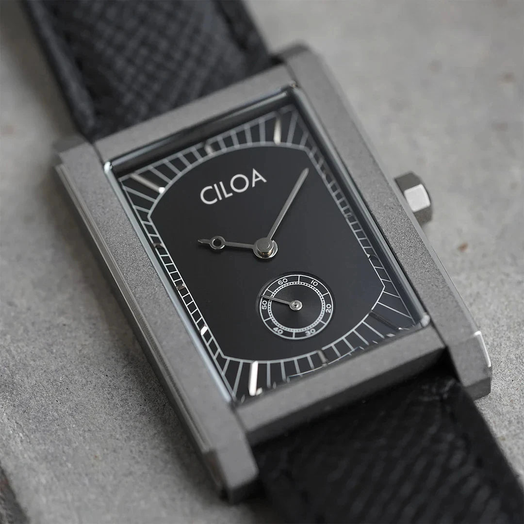 CILOAtank square high quality watch men's brand genuine gift retro business men's 2025 new waterproof light luxury men's watch
