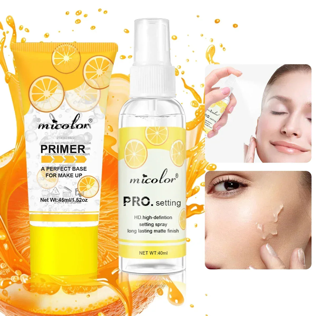 Makeup Set – Primer & Setting Spray for Flawless Base - Urbizia