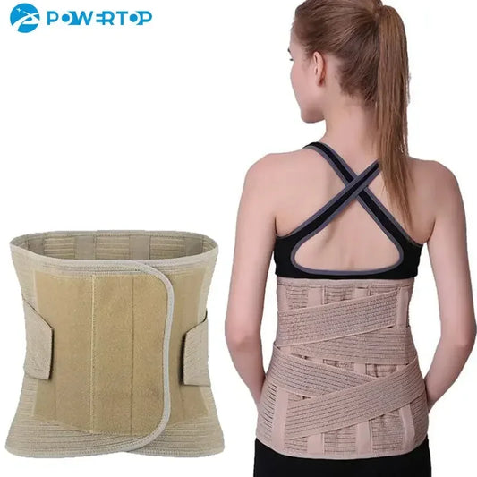 Breathable Lumbar Support Belt for Men & Women, Back Brace Immediate Relief from Back Pain, Herniated Disc, Sciatica, Scoliosis