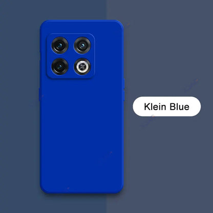 Luxury Cover for OnePlus 10 Pro OnePlus10Pro 5G Square Liquid Silicone Phone Case One Plus OnePlus10 10Pro Double Liner Soft Bag