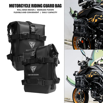 Motorcycle Bumpers Bag Waterproof Motorcycle Side Frame Bag Outdoor Bag Crash Bar Bag Universal Riding Tools Storage