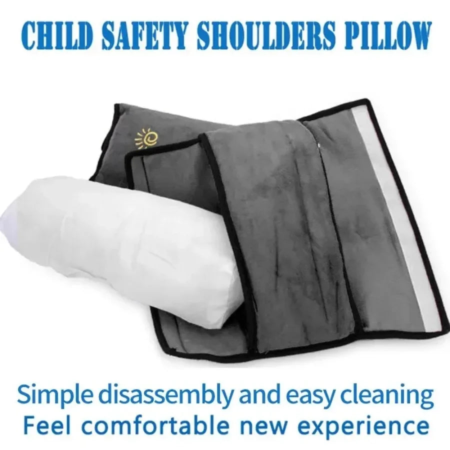 Toddler Baby Car Pillow Auto Safety Seat Belt Shoulder Cushion Pad Harness Protection Support Kid Travel Pillow