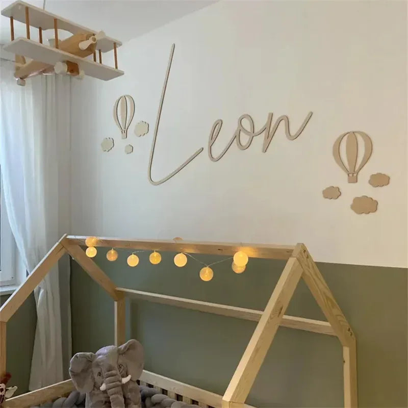 13Pcs Ins Wooden Hot Air Balloon Cloud Star Set Wall Stickers Home Decoration Background Wooden Wall Stickers Holiday Decoration Wall Crafts Cute Boy and Girl Room Wooden Balloon Wall Stickers Homestay Coffee Bar Decorative W - Urbizia