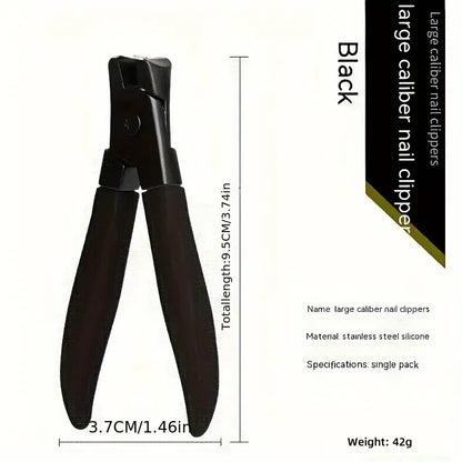Professional Toenail Scissors Set - Extra Large Opening, Easy to Trimmer, High Quality, Ergonomic, Easy to Grip, Waterproof, Super Sharp, Durable - Suitable for Thick, Hard Toenails, Classic Style